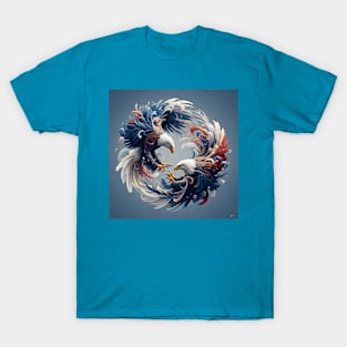 Eagles Yin and Yang T-Shirt